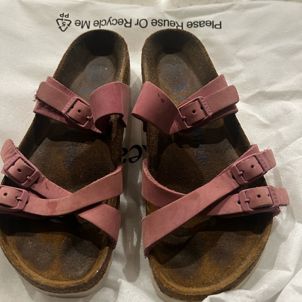 Birkenstock Pink Women's Slippers